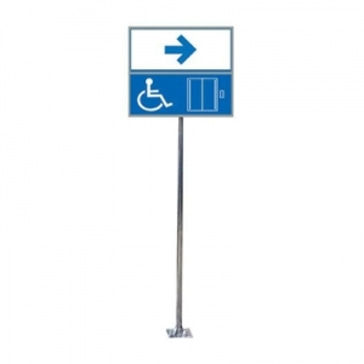 전체스텐 장애인 전용 엘리베이터 표지판 (앙카식)